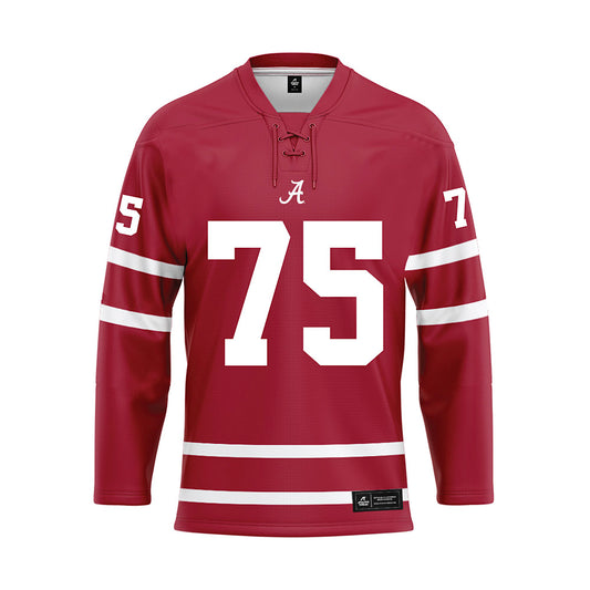 Alabama - Football Alumni : Mike McQueen - Crimson Hockey Jersey