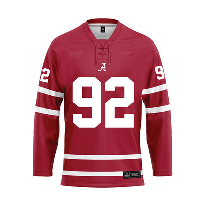 Alabama - Football Alumni : Wallace Gilberry - Crimson Hockey Jersey