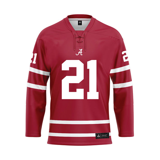 Alabama - Softball Alumni : Kelly Kretschman - Crimson Hockey Jersey