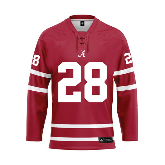 Alabama - NCAA Baseball : Kade Snell - Crimson Hockey Jersey