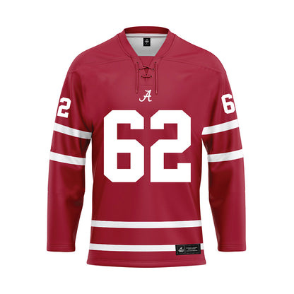 Alabama - Football Alumni : Randy Hall - Crimson Hockey Jersey