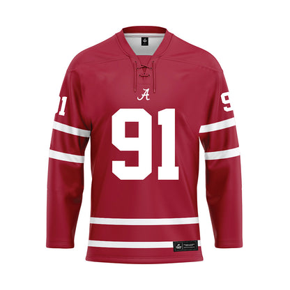 Alabama - Football Alumni : Mike Raines - Crimson Hockey Jersey