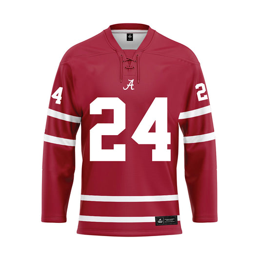 Alabama - Football Alumni : Marlon Reyes Granados - Crimson Hockey Jersey