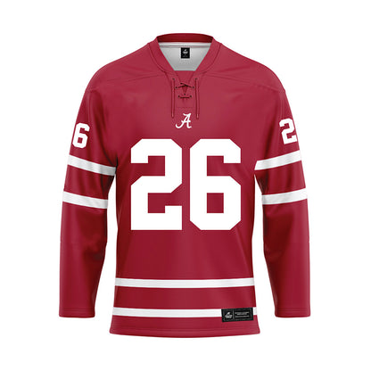 Alabama - Football Alumni : Bobby McKinney - Crimson Hockey Jersey