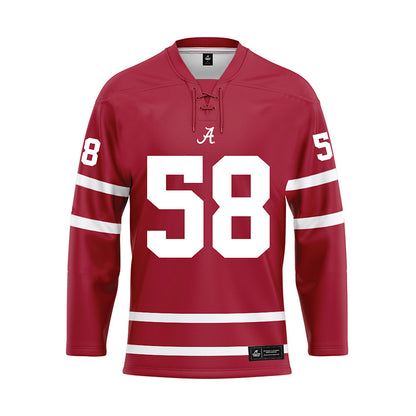 Alabama - Football Alumni : Lou Green - Crimson Hockey Jersey