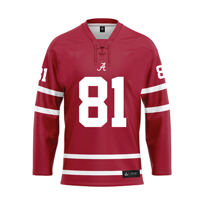 Alabama - Football Alumni : Keith Brown - Crimson Hockey Jersey