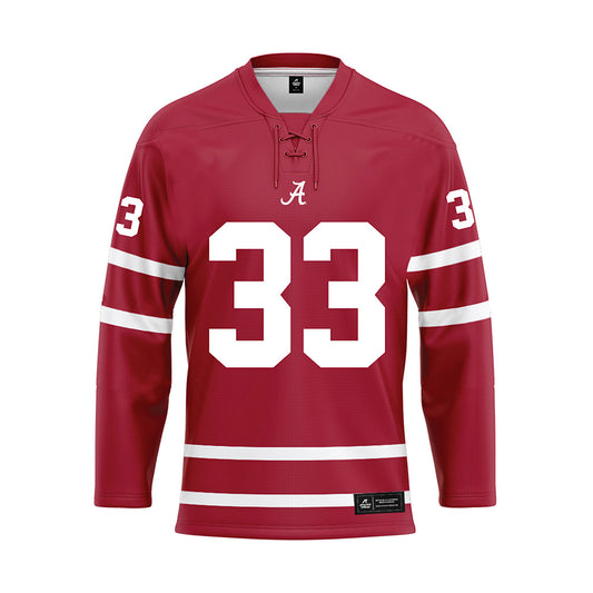 Alabama - Football Alumni : Calvin Culliver - Crimson Hockey Jersey