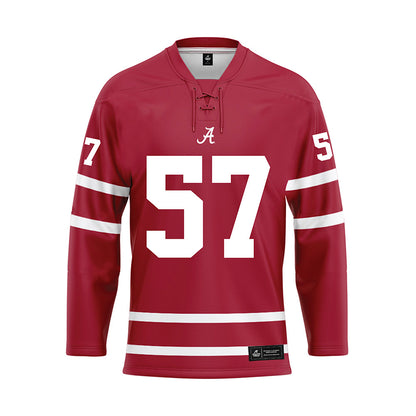 Alabama - NCAA Football : Elijah Pritchett - Crimson Hockey Jersey