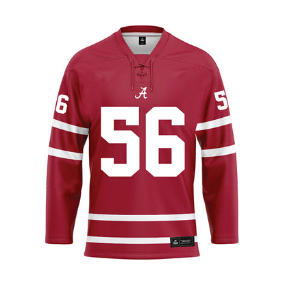 Alabama - Football Alumni : Jeff Rouzie - Crimson Hockey Jersey