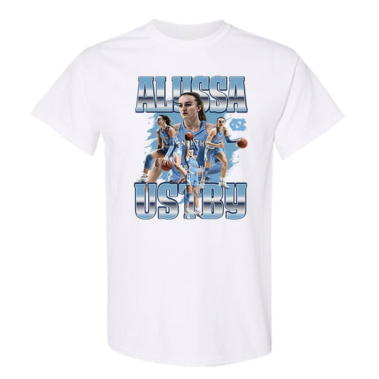 UNC - NCAA Women's Basketball : Alyssa Ustby - Player Collage T-Shirt