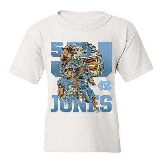 UNC - NCAA Football : JJ Jones - Player Collage Youth T-Shirt