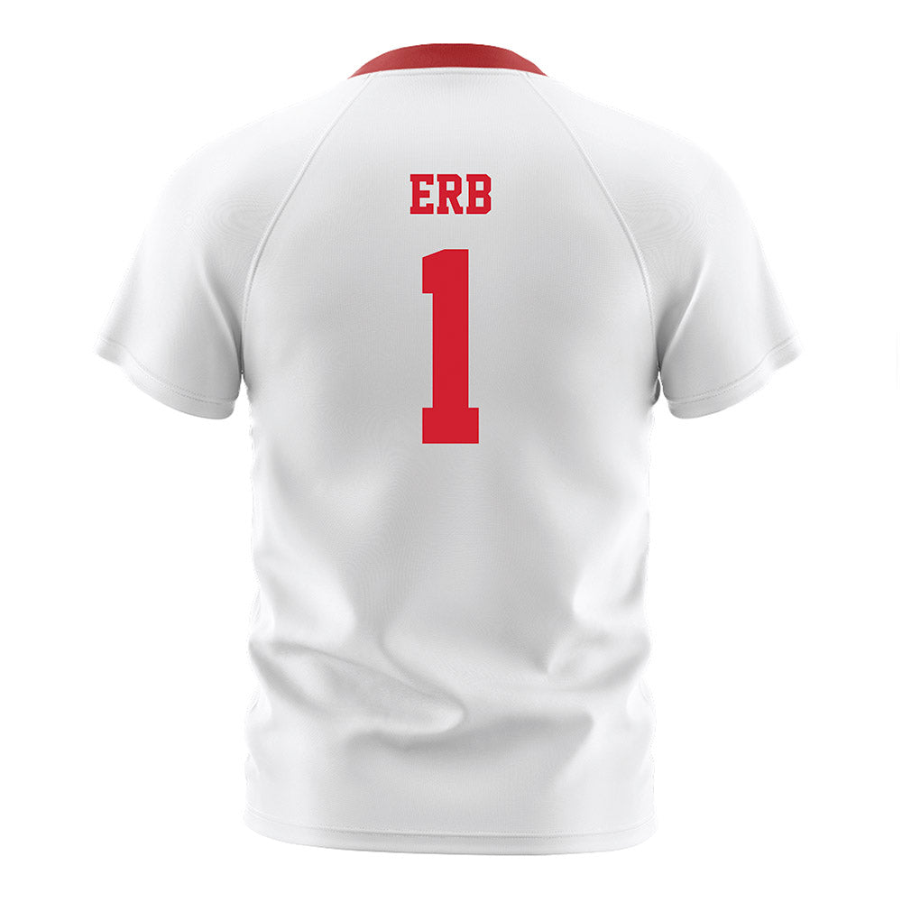 NC State - NCAA Men's Soccer : Logan Erb - White Soccer Jersey-1
