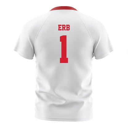 NC State - NCAA Men's Soccer : Logan Erb - White Soccer Jersey-1