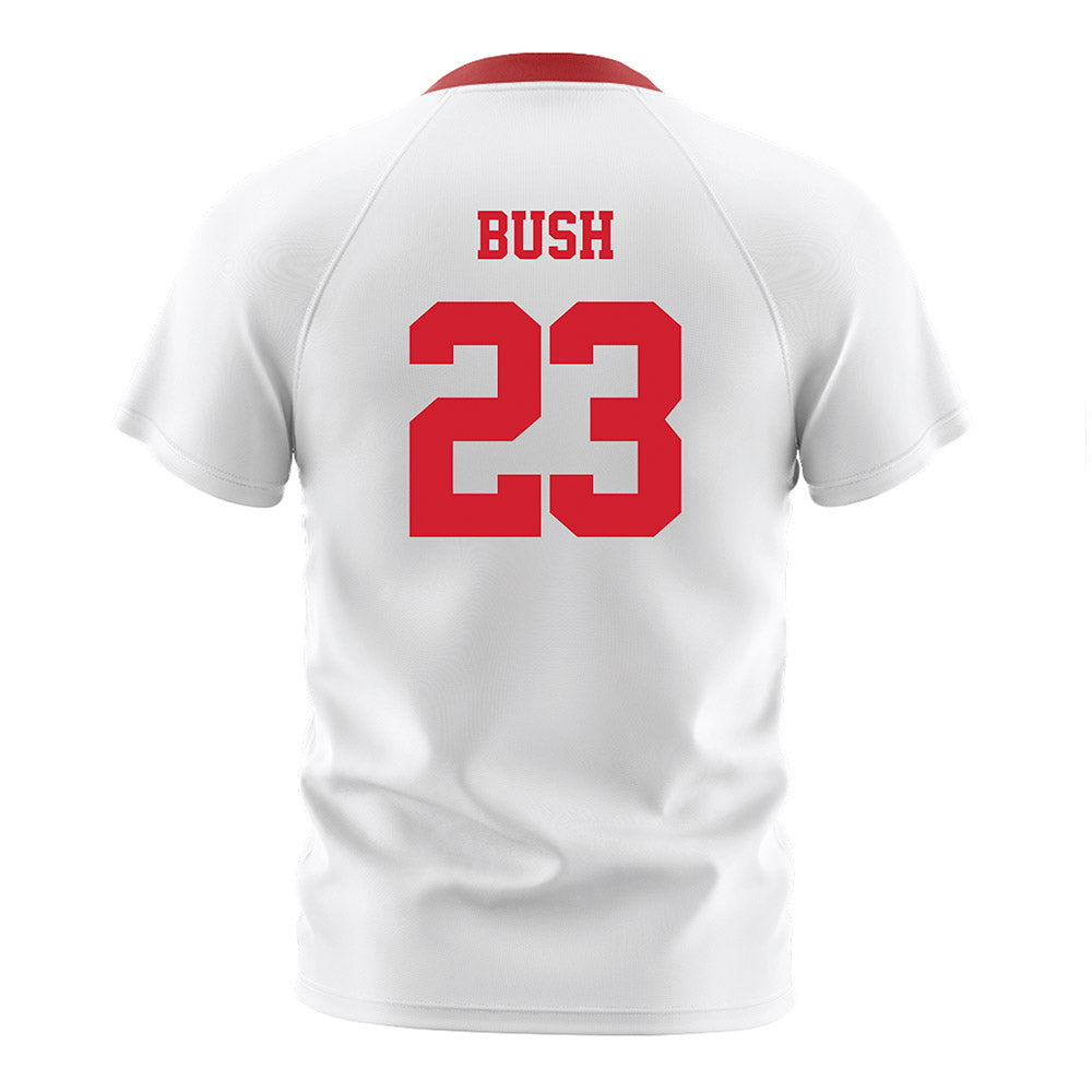 NC State - NCAA Men's Soccer : Austin Bush - White Soccer Jersey-1