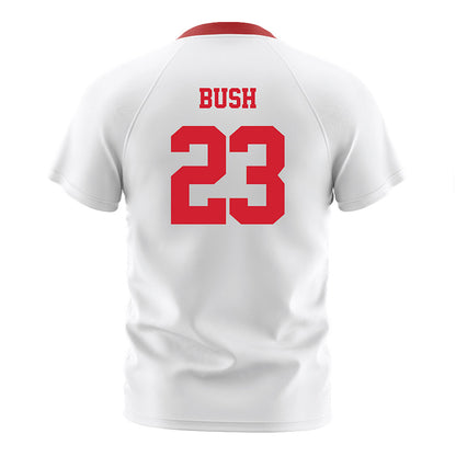 NC State - NCAA Men's Soccer : Austin Bush - White Soccer Jersey-1