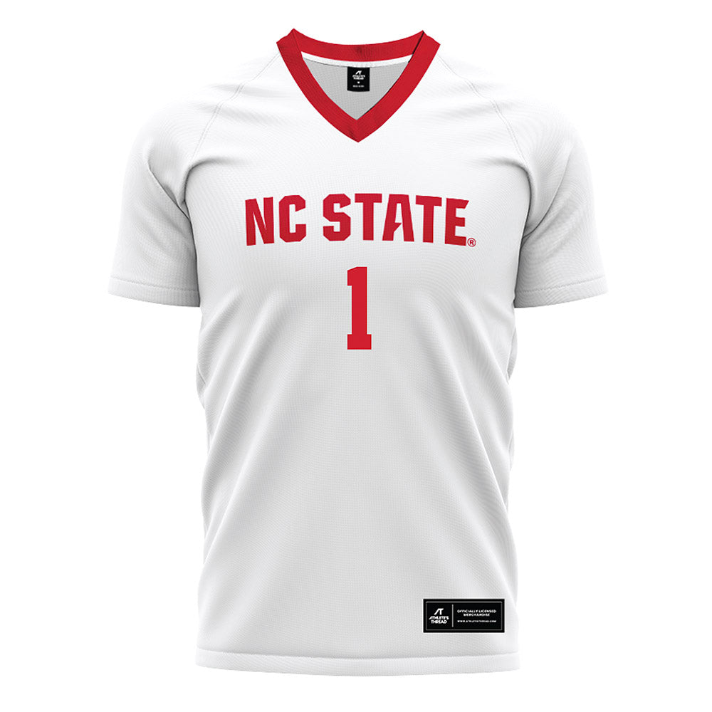 NC State - NCAA Men's Soccer : Logan Erb - White Soccer Jersey-0