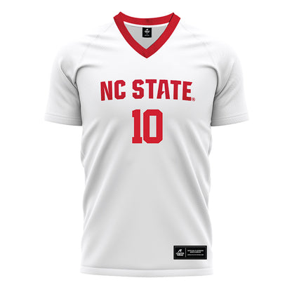 NC State - NCAA Men's Soccer : Taig Healy - White Soccer Jersey-0