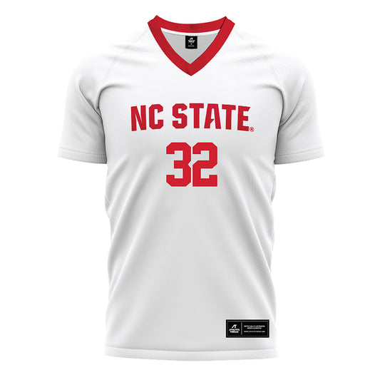 NC State - NCAA Men's Soccer : Gianni Rosario - White Soccer Jersey-0
