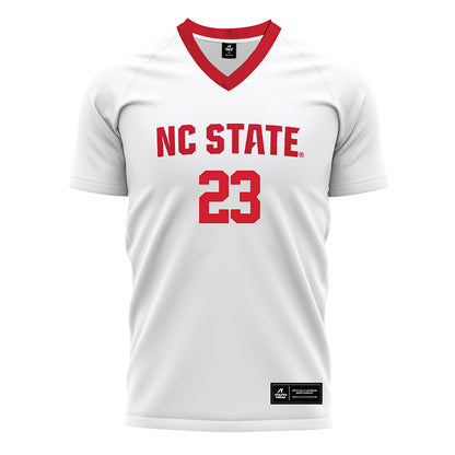 NC State - NCAA Men's Soccer : Austin Bush - White Soccer Jersey-0