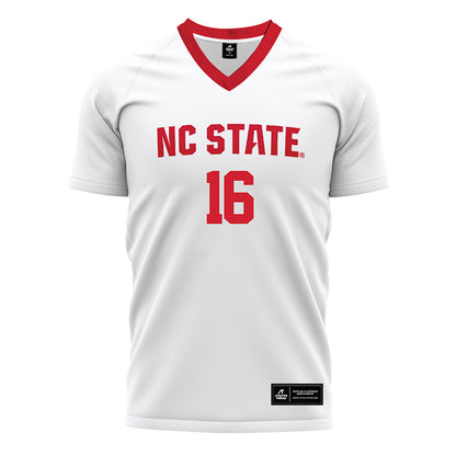 NC State - NCAA Men's Soccer : Mohamed Kallon - White Soccer Jersey-0