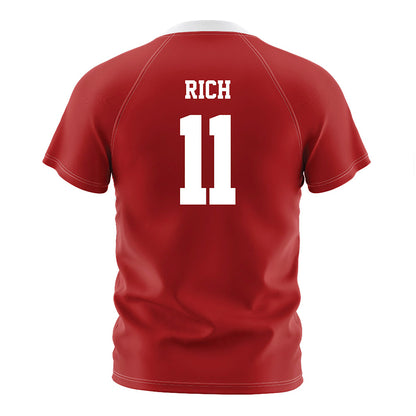 NC State - NCAA Women's Soccer : Eliza Rich - Red Soccer Jersey-1