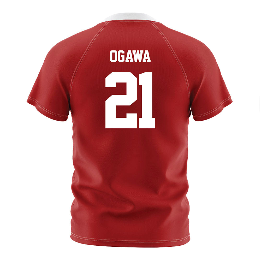 NC State - NCAA Men's Soccer : Max Ogawa - Red Soccer Jersey-1