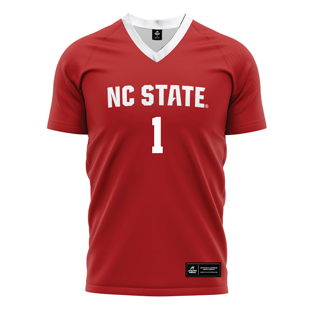 NC State - NCAA Men's Soccer : Logan Erb - Red Soccer Jersey-0