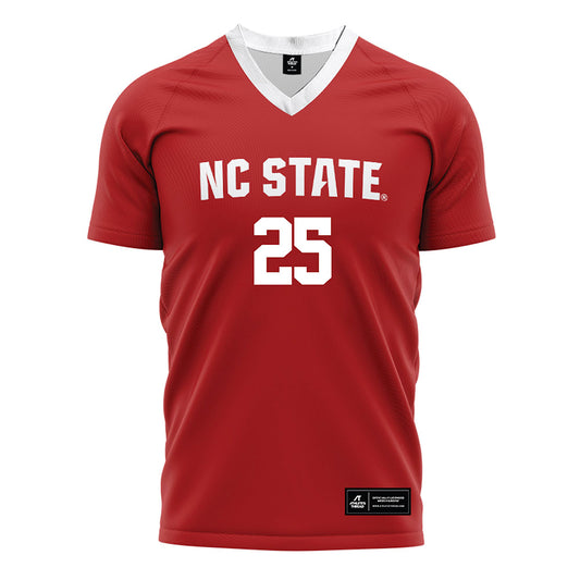 NC State - NCAA Men's Soccer : Adam Abdouh - Red Soccer Jersey-0