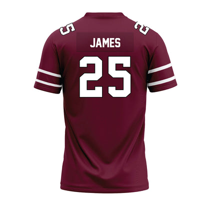 Fordham - NCAA Football : Jamell James - Maroon Premium Football Jersey-1