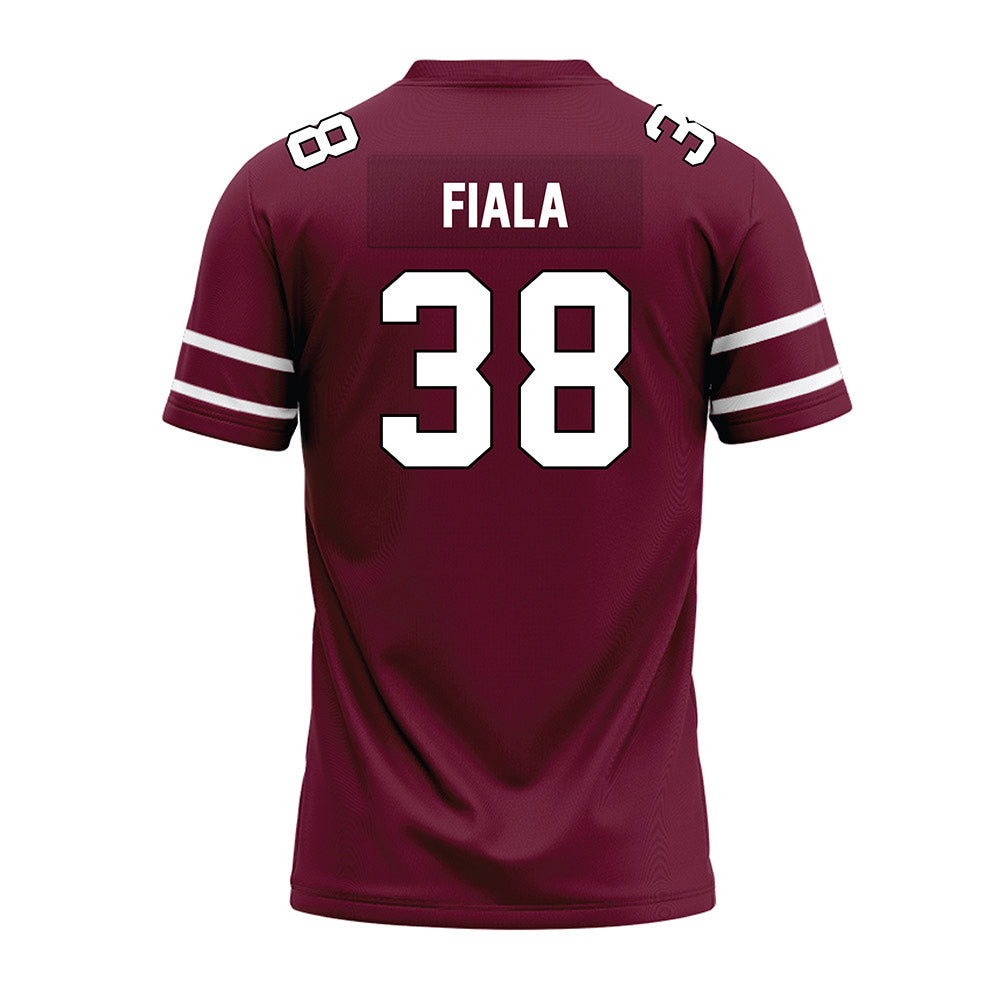 Fordham - NCAA Football : Alex Fiala - Maroon Premium Football Jersey-1