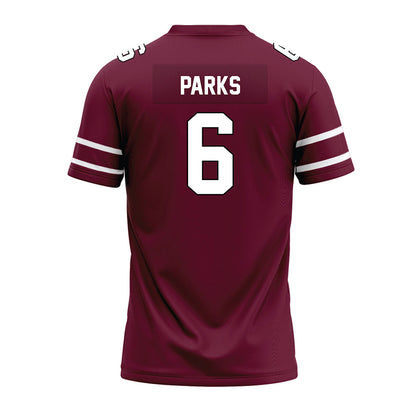 Fordham - NCAA Football : Ricky Parks - Maroon Premium Football Jersey-1