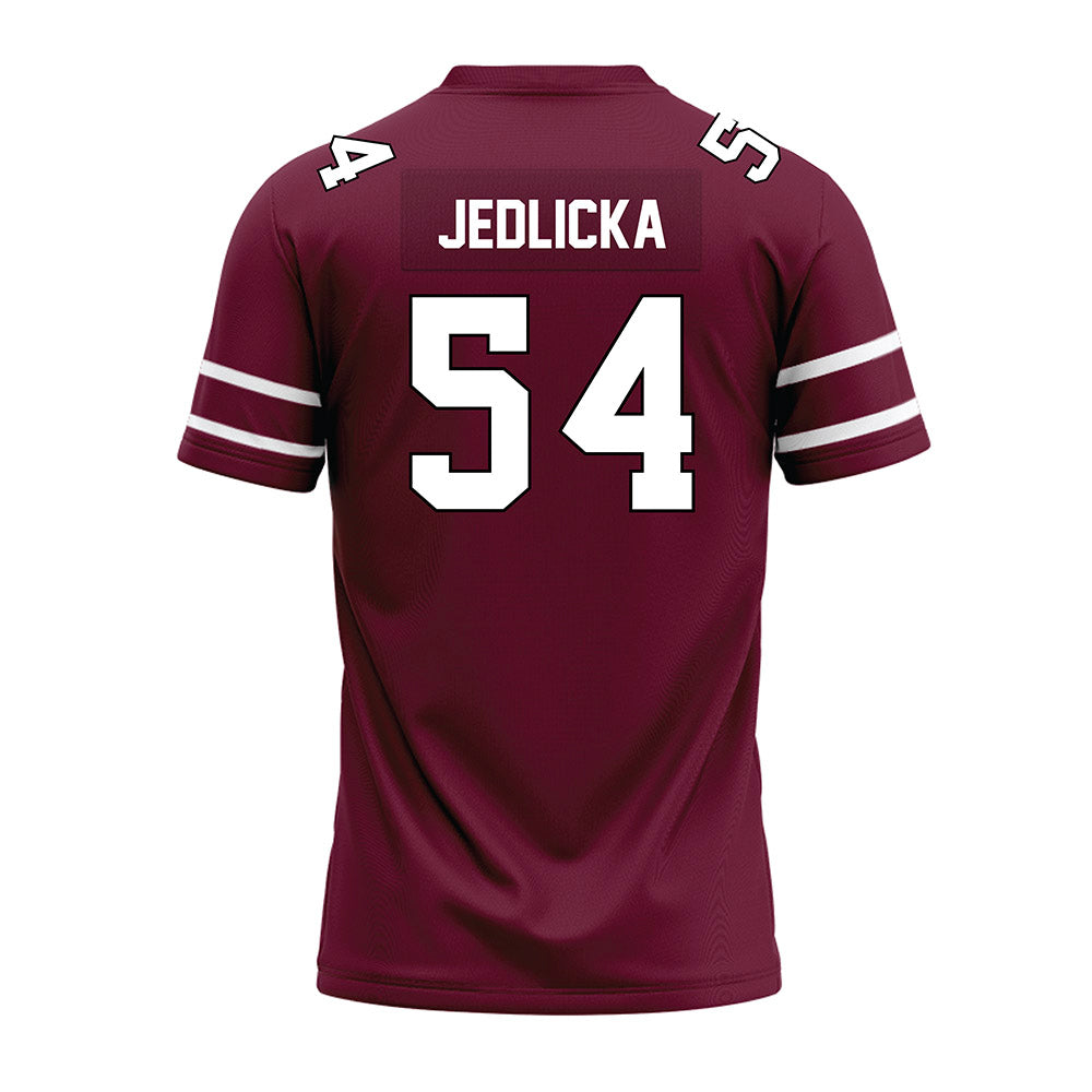 Fordham - NCAA Football : Jack Jedlicka - Maroon Premium Football Jersey-1