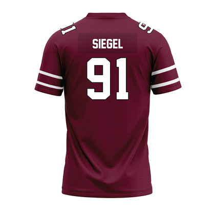 Fordham - NCAA Football : Cole Siegel - Maroon Premium Football Jersey-1