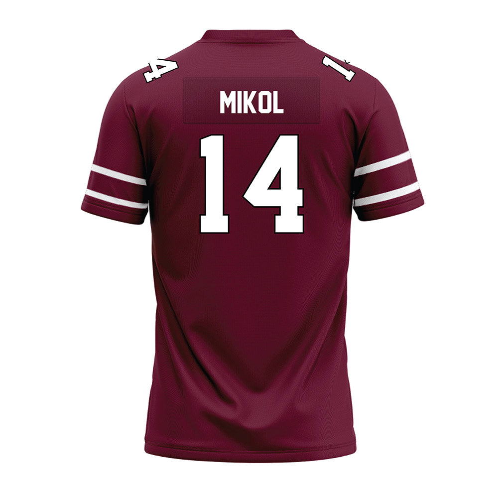 Fordham - NCAA Football : Joe Mikol - Maroon Premium Football Jersey-1