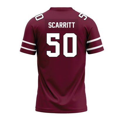 Fordham - NCAA Football : Wyatt Scarritt - Maroon Premium Football Jersey-1