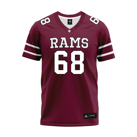 Fordham - NCAA Football : Colin Van Rooy - Maroon Premium Football Jersey-0