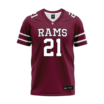 Fordham - NCAA Football : Michael Thorn - Maroon Premium Football Jersey-0