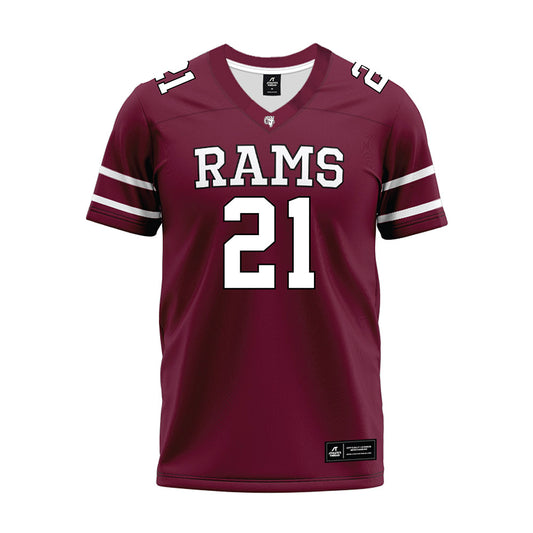 Fordham - NCAA Football : Michael Thorn - Maroon Premium Football Jersey-0