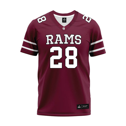 Fordham - NCAA Football : Malachi Coleman - Maroon Premium Football Jersey-0