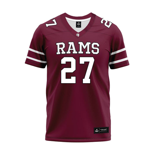 Fordham - NCAA Football : Mike Courtney - Maroon Premium Football Jersey-0