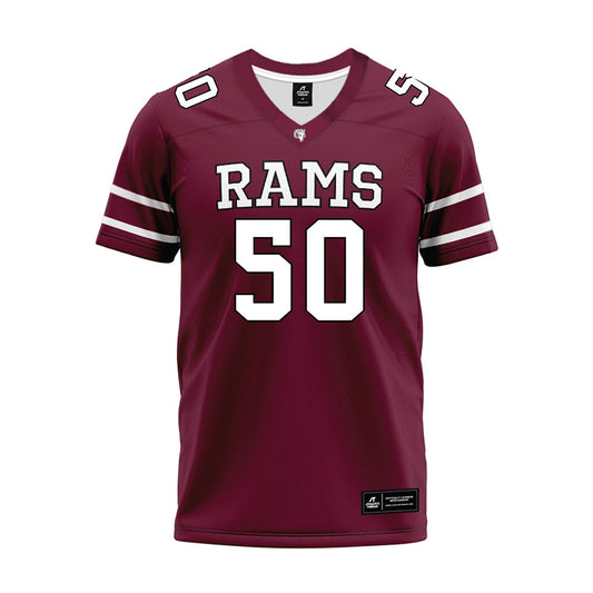 Fordham - NCAA Football : Wyatt Scarritt - Maroon Premium Football Jersey-0