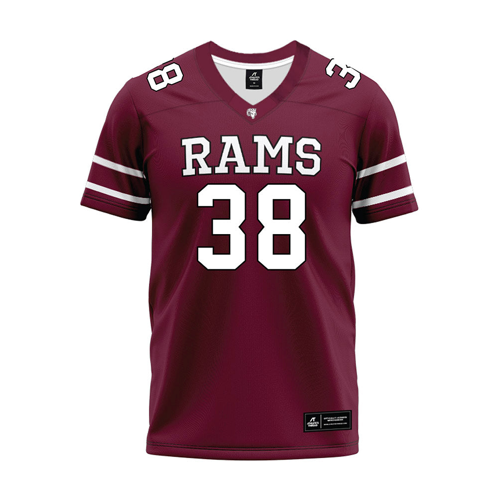 Fordham - NCAA Football : Alex Fiala - Maroon Premium Football Jersey-0