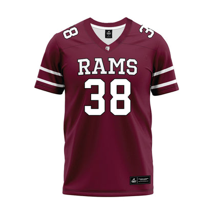 Fordham - NCAA Football : Alex Fiala - Maroon Premium Football Jersey-0