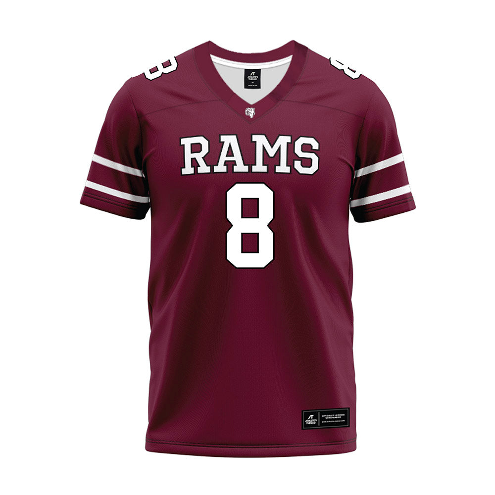 Fordham - NCAA Football : Nate Lindsey-Gill - Maroon Premium Football Jersey-0