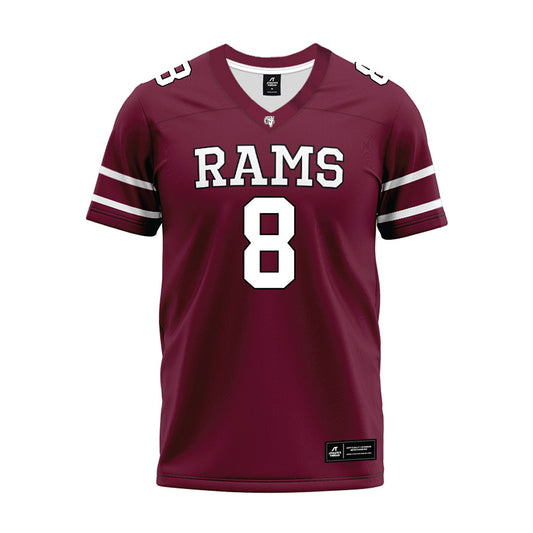 Fordham - NCAA Football : Nate Lindsey-Gill - Maroon Premium Football Jersey-0