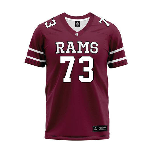 Fordham - NCAA Football : Leo Rick - Maroon Premium Football Jersey-0