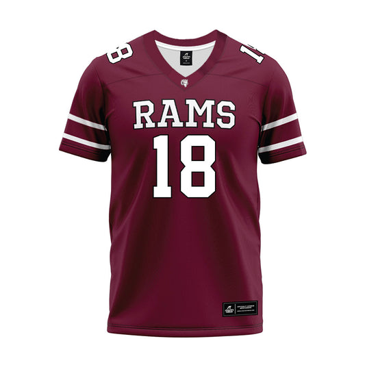 Fordham - NCAA Football : Jayln Evans - Maroon Premium Football Jersey-0