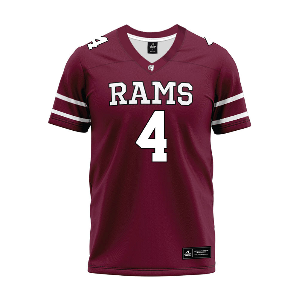 Fordham - NCAA Football : KJ Reed - Maroon Premium Football Jersey-0