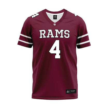 Fordham - NCAA Football : KJ Reed - Maroon Premium Football Jersey-0