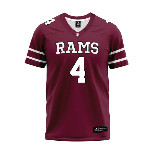 Fordham - NCAA Football : KJ Reed - Maroon Premium Football Jersey-0